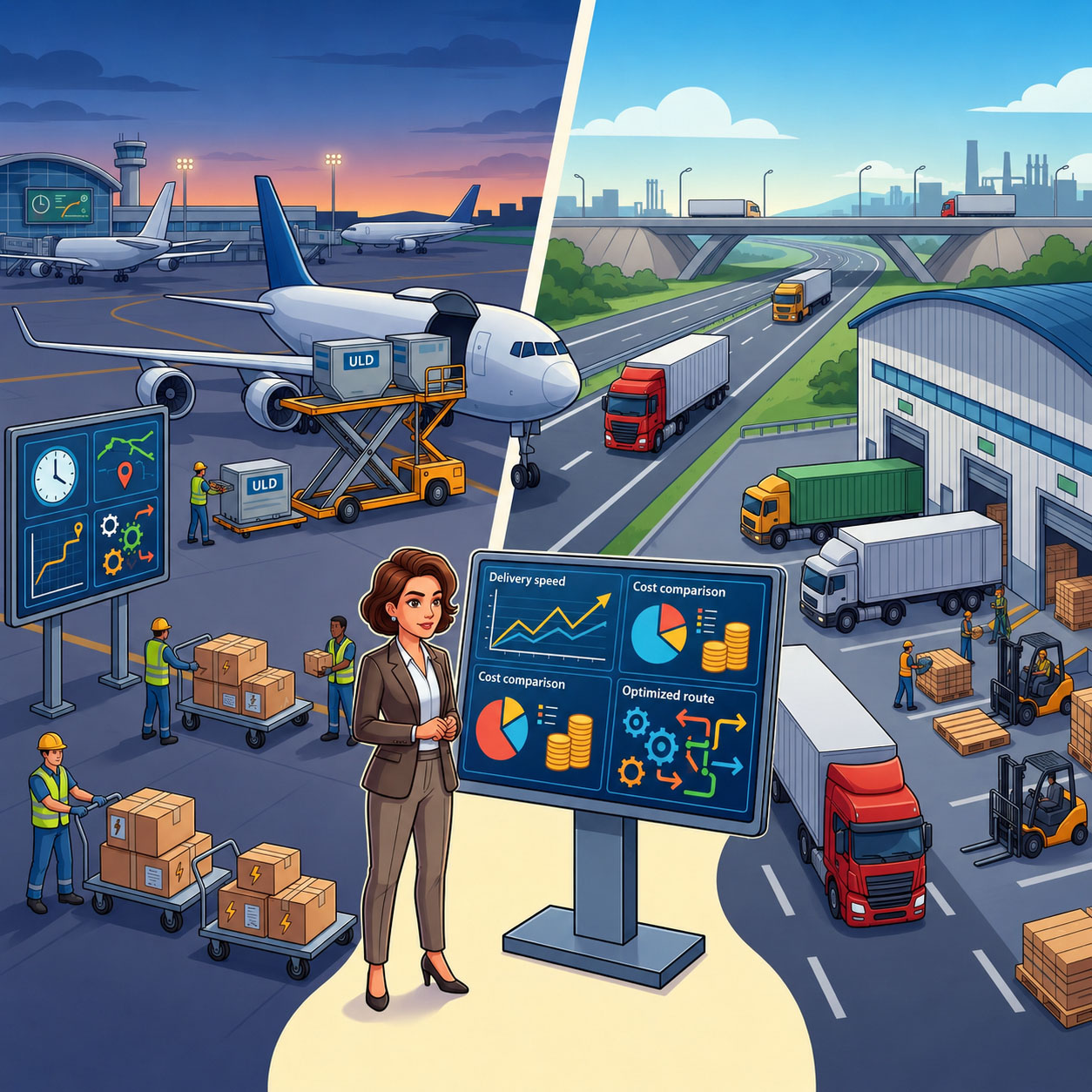 DTDC Air Cargo Domestic: When Businesses Should Choose Air vs Surface Shipping