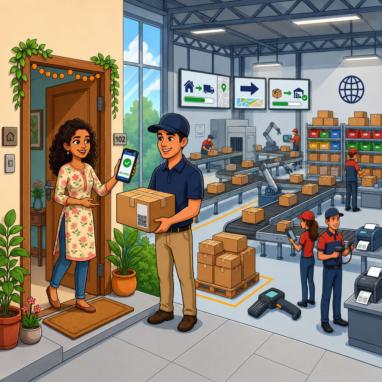 DTDC Reverse Pickup Service: How Return Shipments Work for Online Sellers