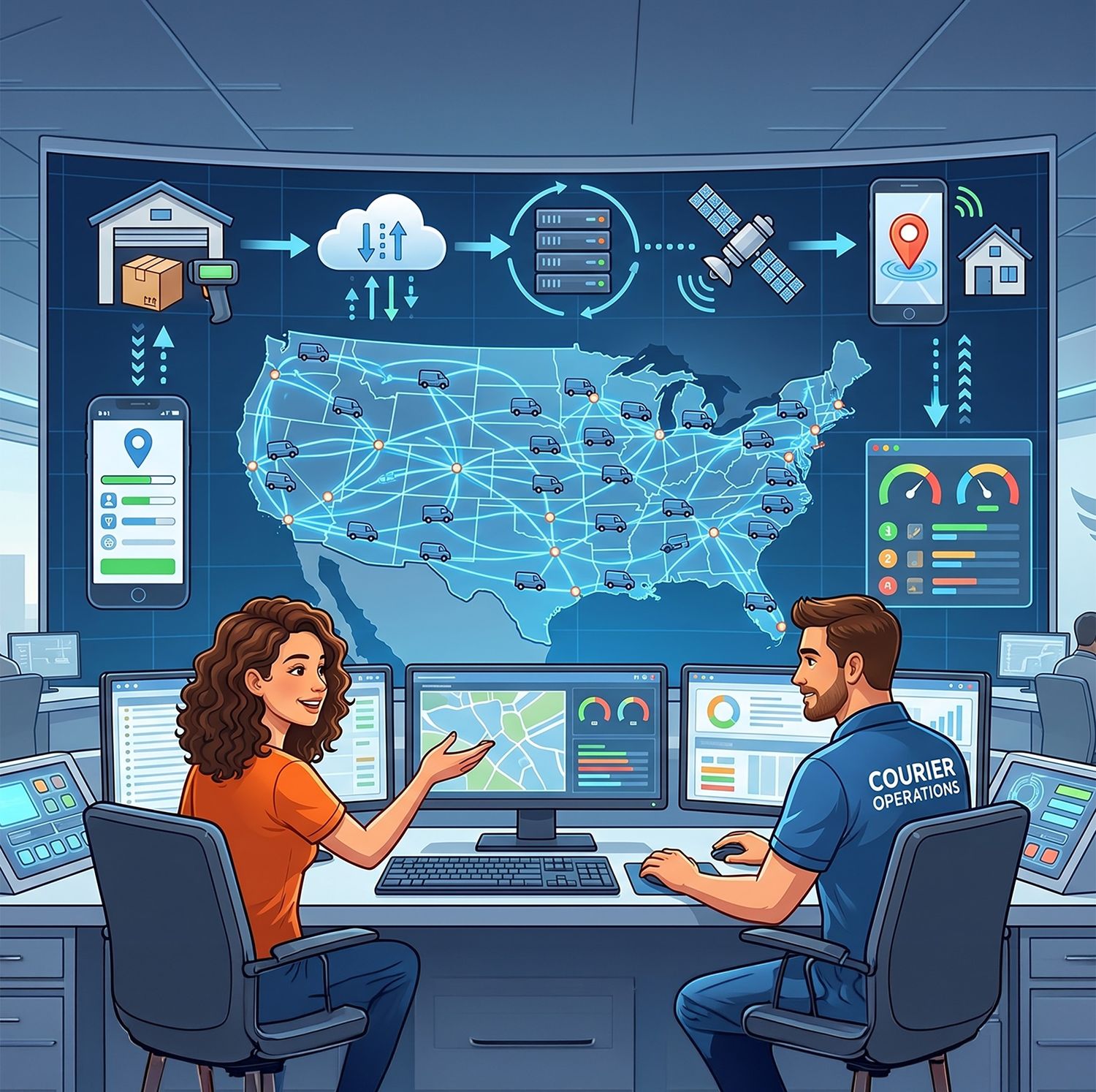 How Courier Tracking Systems Work: From Scan to Delivery